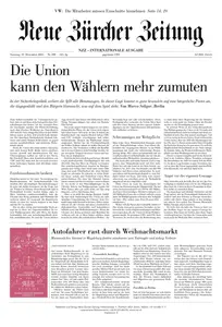 Neue Zürcher Zeitung International - 21 Dezember 2024