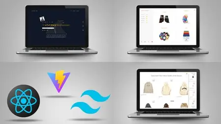 Reactjs & Tailwind Css V4: Build 3 Complete Web Projects
