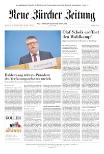 Neue Zurcher Zeitung International  - 14 November 2024