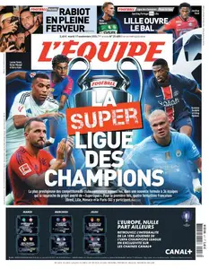 L’equipe du Mardi 17 Septembre 2024