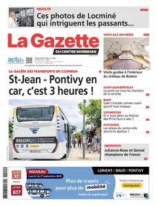 La Gazette du centre Morbihan - 28 Août 2025