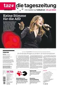 taz die tageszeitung - 23 Juli 2025