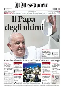 Il Messaggero - 22 Aprile 2025