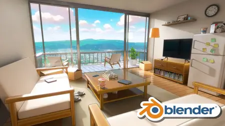 Create a Stylized Anime Room in Blender