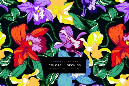 EE - Colorful Orchids YPTKW38