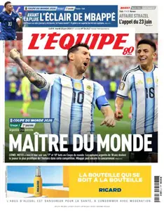 L’equipe du Mardi 23 Juin 2026