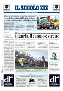 Il Secolo XIX La Spezia - 29 Settembre 2024