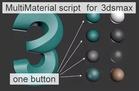 MultiMaterial v1.02 Script for 3dsmax