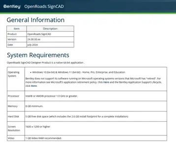 OpenRoads SignCAD 2024 (24.00.00.56)