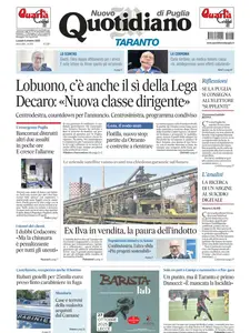 Quotidiano di Puglia Taranto - 6 Ottobre 2025