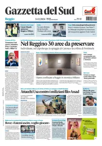 Gazzetta del Sud Reggio Calabria - 3 Dicembre 2024