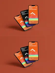 Realistic Mobile Screen Mockup Y8CBD32