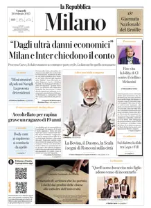 la Repubblica Milano - 21 Febbraio 2025
