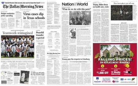 The Dallas Morning News – September 25, 2020