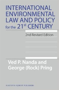 International Environmental Law and Policy for the 21st Century (2nd edition) 
