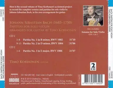 Timo Korhonen - J.S. Bach: Partitas for Solo Violin (2010) (Repost)