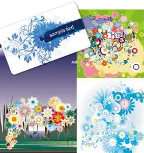 Vector Frames And Flowers