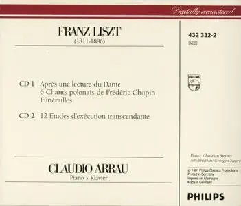 Claudio Arrau - Liszt: Piano Works (5CD) (1991)