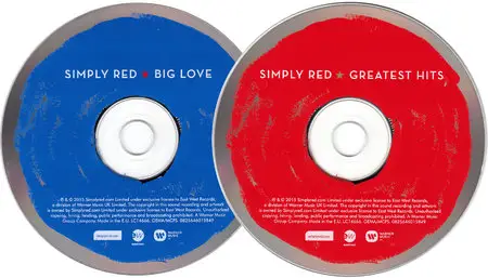 Simply Red - Big Love: Greatest Hits Edition, 30th Anniversary (2015) 2CDs