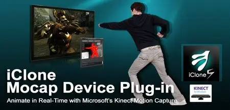 iClone Mocap Plug-in Kinect Motion Capture 1.21.2119.1