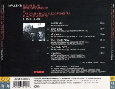Eliane Elias, Bob Brookmeyer & The Danish Radio Jazz Orchestra - Impulsive! (2000) {Stunt} **[RE-UP]**