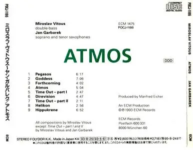 Miroslav Vitous / Jan Garbarek - Atmos (1993) {ECM 1475/Polydor Japan}