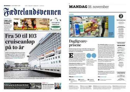 Fædrelandsvennen – 18. november 2019
