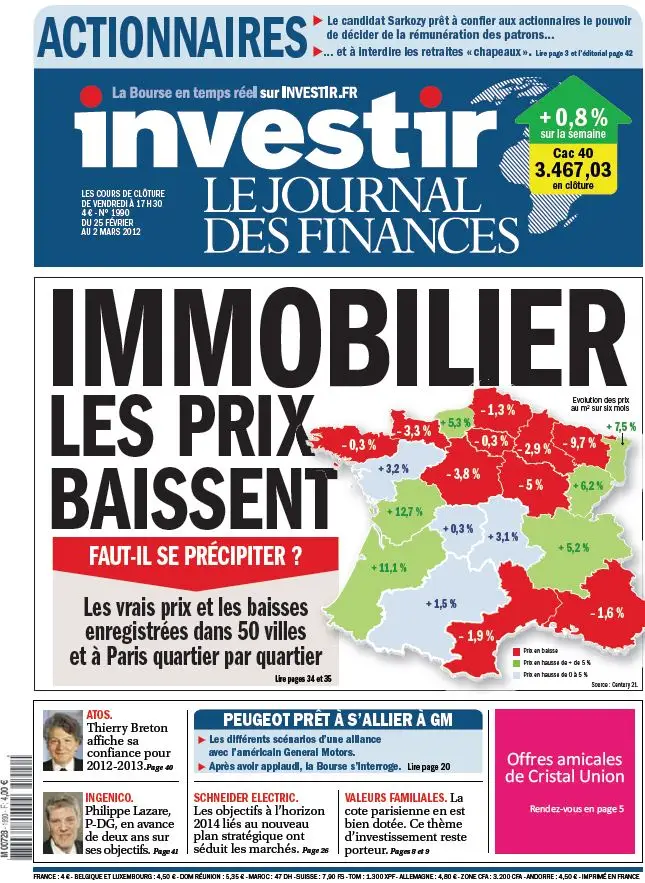 INVESTIR 1990 - 25 Février au 2 Mars 2012