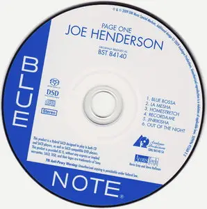 Joe Henderson - Page One (1963) {2009 Analogue Productions Remaster}