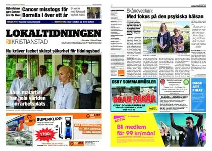 Lokaltidningen Kristianstad – 31 augusti 2019