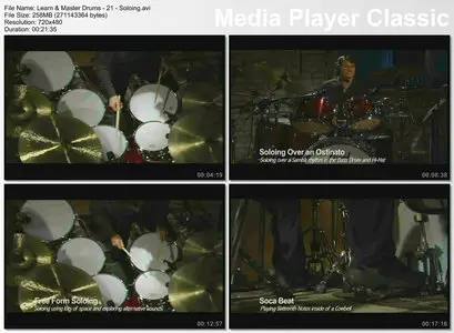 Learn And Master Drums with Dann Sherill [12 DVD Set] (2011)