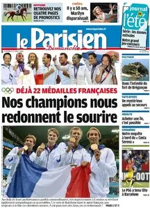 Le Parisien du Dimanche 5 Aout 2012