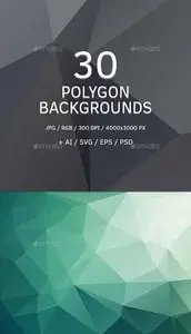 GraphicRiver Polygon Backgrounds or Triangle Textures