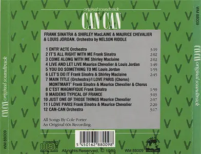 Cole Porter - Can-Can Original Soundtrack (1960, CD version1989)