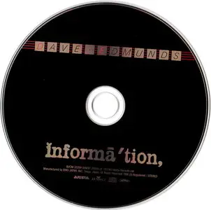 Dave Edmunds - Information (1983) [Japan mini LP, 2008]