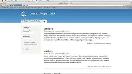 OSTraining - How to Use Organic Groups, Version 2 in Drupal
