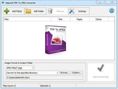 Mgosoft PDF To JPEG Converter 11.4.0 Portable