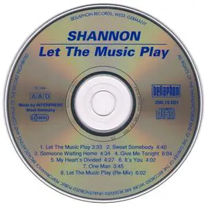 Shannon - Let The Music Play (1984) [1985, Reissue]
