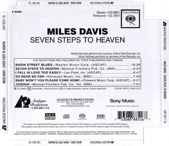 Miles Davis - Seven Steps To Heaven (1963) [Analogue Productions Remastered 2010]