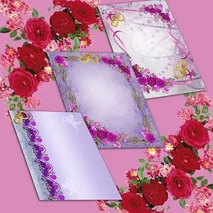 Wedding invitation background elegant