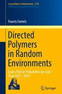 Directed Polymers in Random Environments: École d'Été de Probabilités de Saint-Flour XLVI – 2016