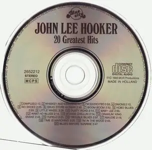 John Lee Hooker - 20 Greatest Hits (1988) {Blue City}