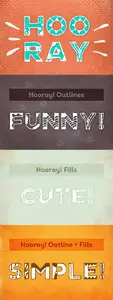 Hooray Hand-drawn Fonts