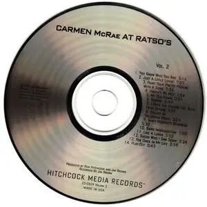 Carmen McRae - At Ratso's Vol. 2 (1976) {Hitchcock Media CD-0809V2 rel 2002}