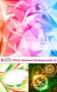 Vectors - Vivid Abstract Backgrounds 47