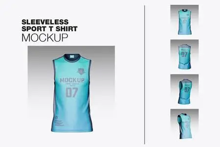 Sleeveless Shirt Mockup PX5NXZY