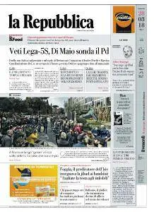 la Repubblica - 28 Marzo 2018