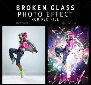 GraphicRiver - Broken Glass Photo Template