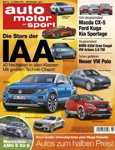 Auto Motor und Sport – 31. August 2017