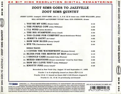 Zoot Sims Quintet - Zoot Sims Goes to Jazzville (2004)